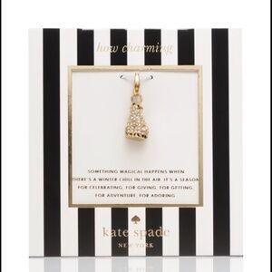New Kate Spade Gold Polar Bear Charm